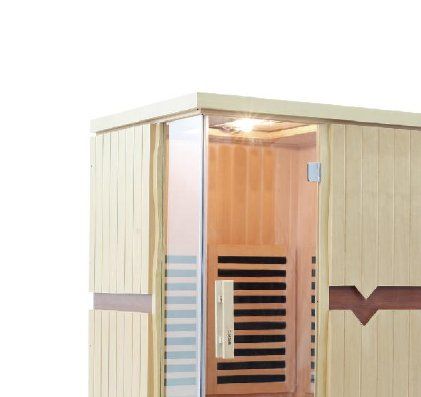 XIHE far-infrared sauna model, white background