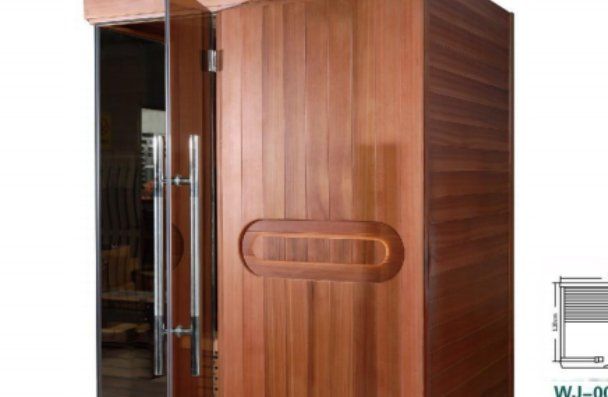 XIHE graphene far-infrared sauna, white background